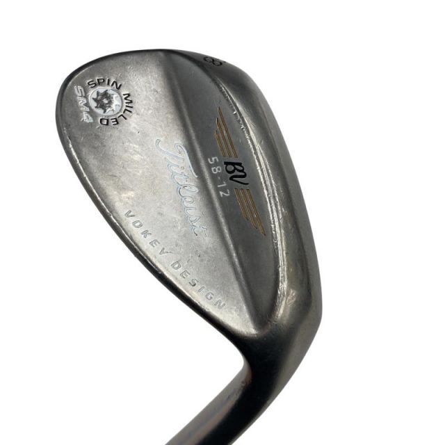 中古】 タイトリスト VOKEY SPIN MILLED SM4 ブラックニッケル 58°/12