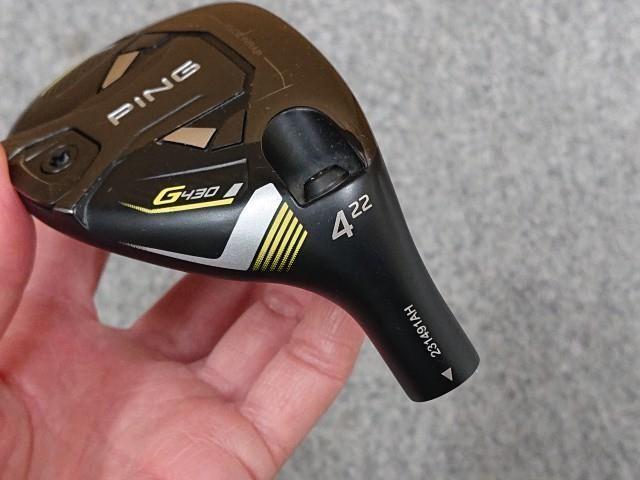 ピンPING G430HL ユーティリティ 4U22° ヘッドのみ 新品・未使用】PING G430 ハイブリッド U4 22° ヘッド＋ヘッドカバー