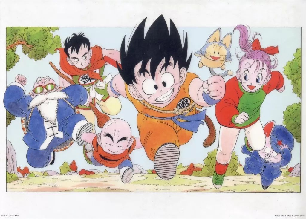 ドラゴンボール クリア A3 ポスター 中古】クリアポスター 鳥山明カラーイラストクリアポスター(A3) 集合