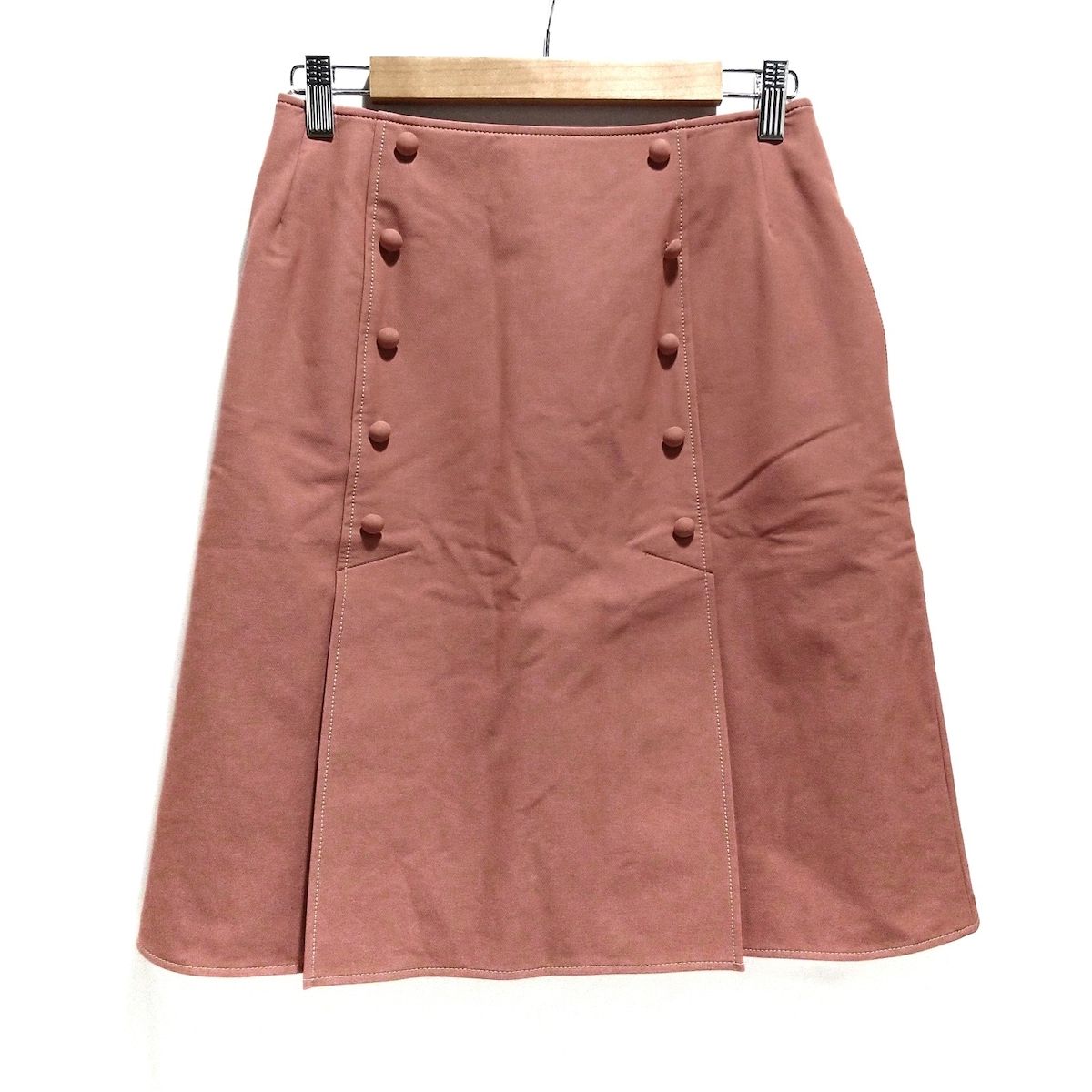 ルネ rene スカート　サイズ38 ベージュ　新品未使用タグ付き Rene(ルネ) スカート サイズ38 M レディース美品 - ピンク ひざ丈