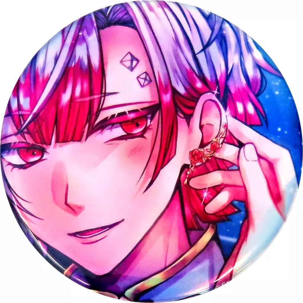 中古】バッジ・ビンズ アモン・リード オーロラ缶バッジ(通常) 「悪魔