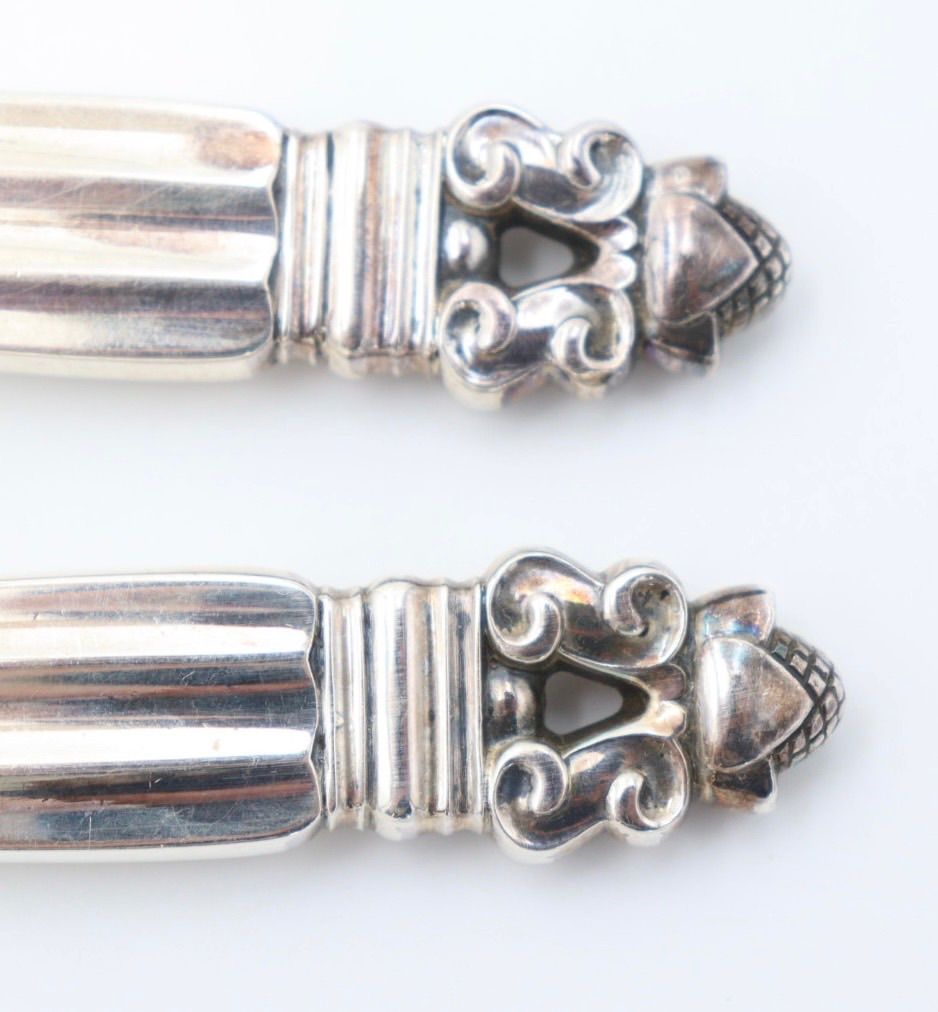 ジョージジェンセン George Jensen エコーン Acorn カトラリー サラダ