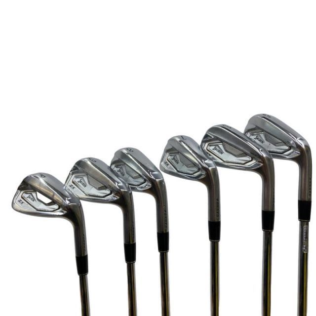 メンズ　ゴルフクラブセット　フレックスＳ　名器名シャフト　重め 中古】 ダンロップ SRIXON ZX5 8S アイアンセット IR 純正特注シャフト