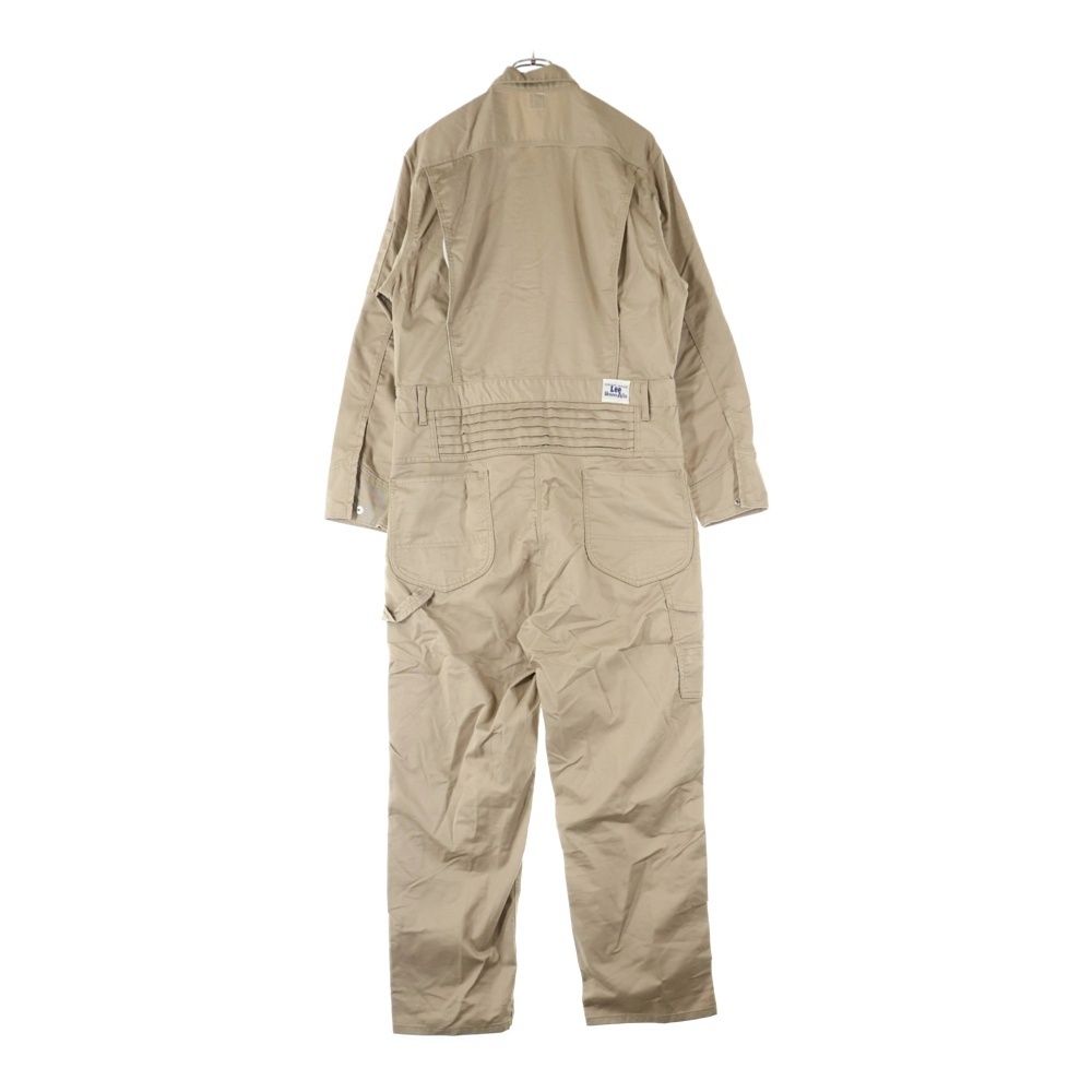 LEE (リー) ジップアップ オーバーオール ツナギ ベージュ - メルカリ