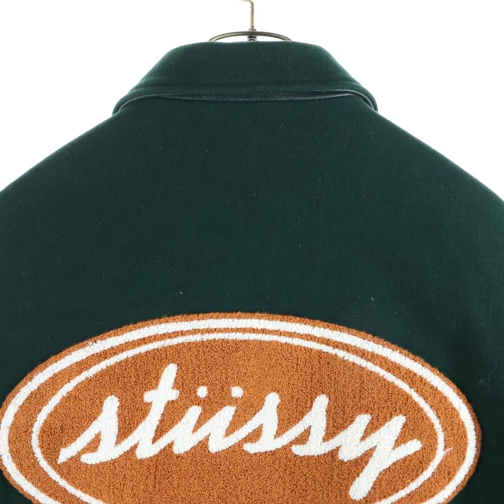 STUSSY (ステューシー) 25AW Script Oval Varsity Jacket ウール