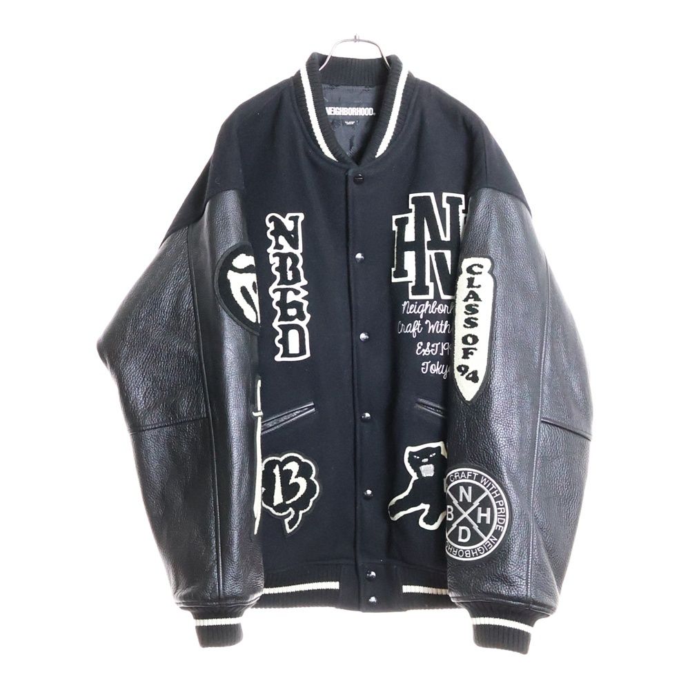 新品未使用 23AW NEIGHBORHOOD STADIUM JACKET M NEIGHBORHOOD (ネイバーフッド) 23AW STADIUM JACKET ワッペンアーム