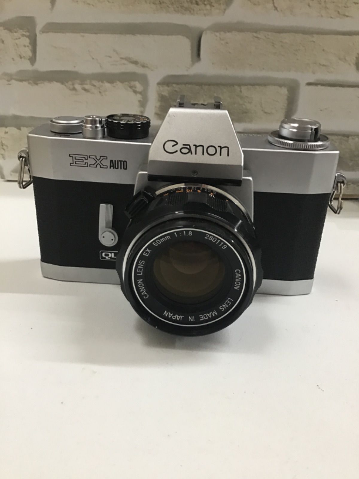 F1.8 Canon EX QL AUTO フィルムカメラ VINTAGE Canon Auto EX QL 35mm SLR Film Camera,CANON EX 50/1.8 lens