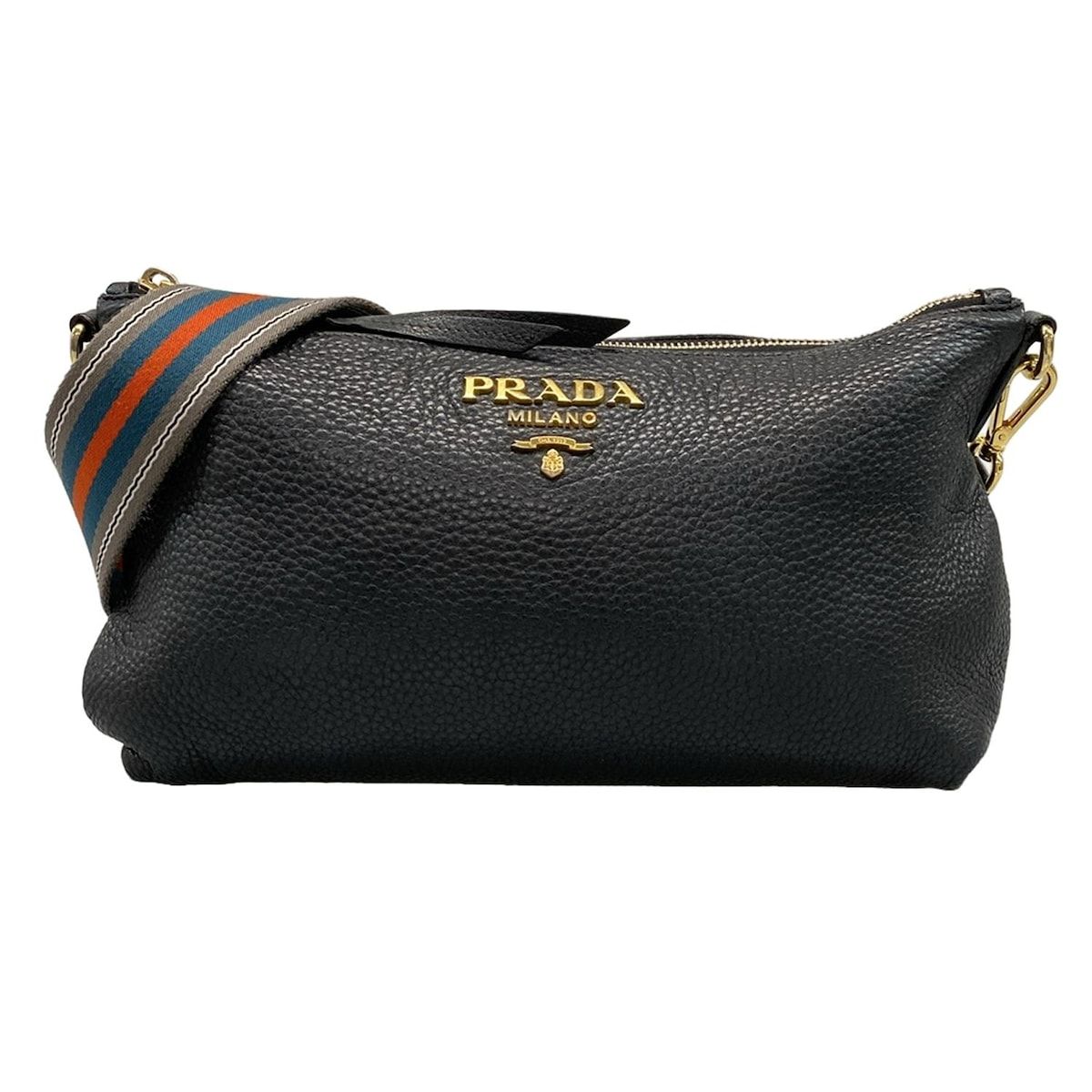 PRADAプラダ1BH050黒ショルダーバッグ PRADA(プラダ) ショルダーバッグ - 1BH050 黒 ストラップ着脱可 レザー