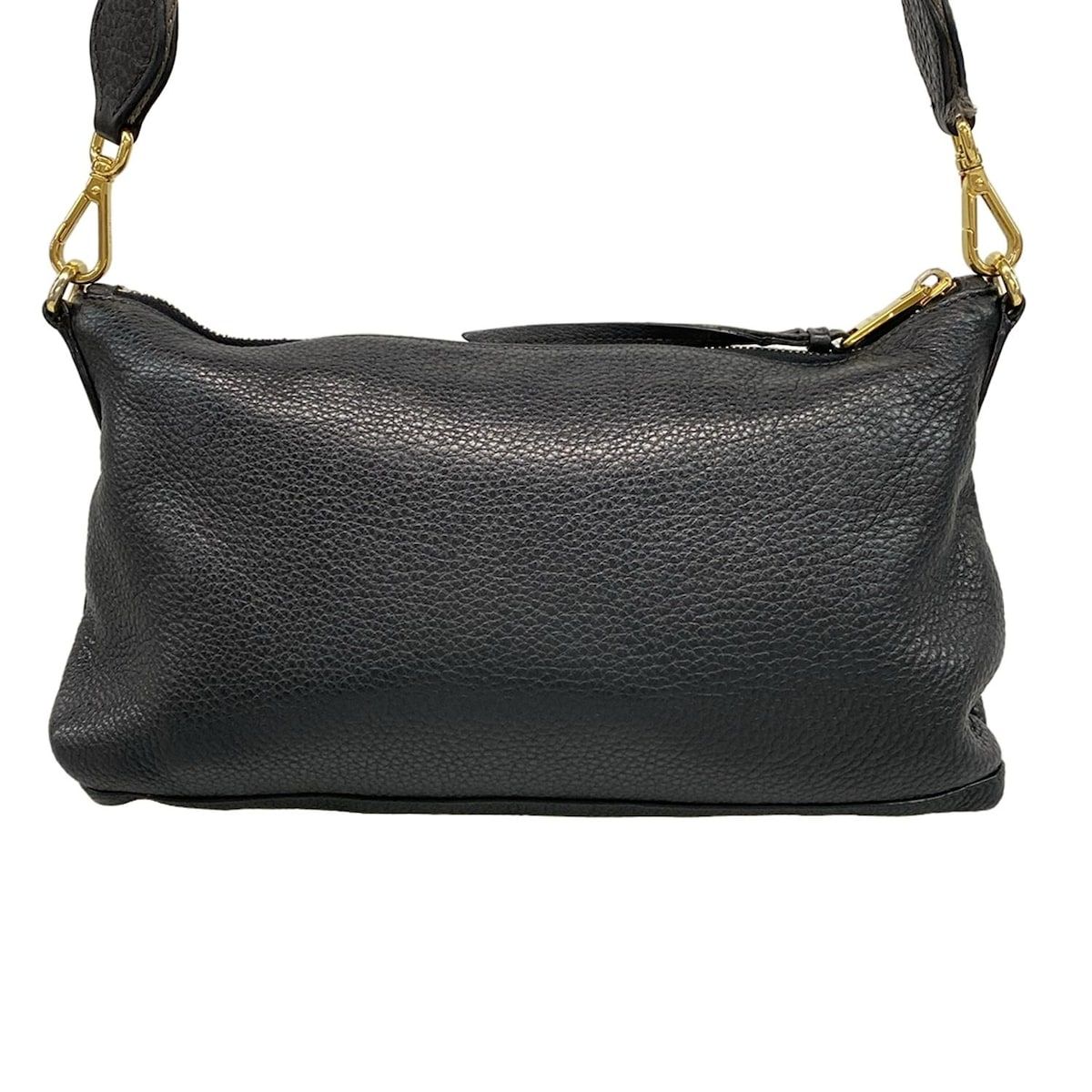 PRADA(プラダ) ショルダーバッグ - 1BH050 黒 ストラップ着脱可 レザー