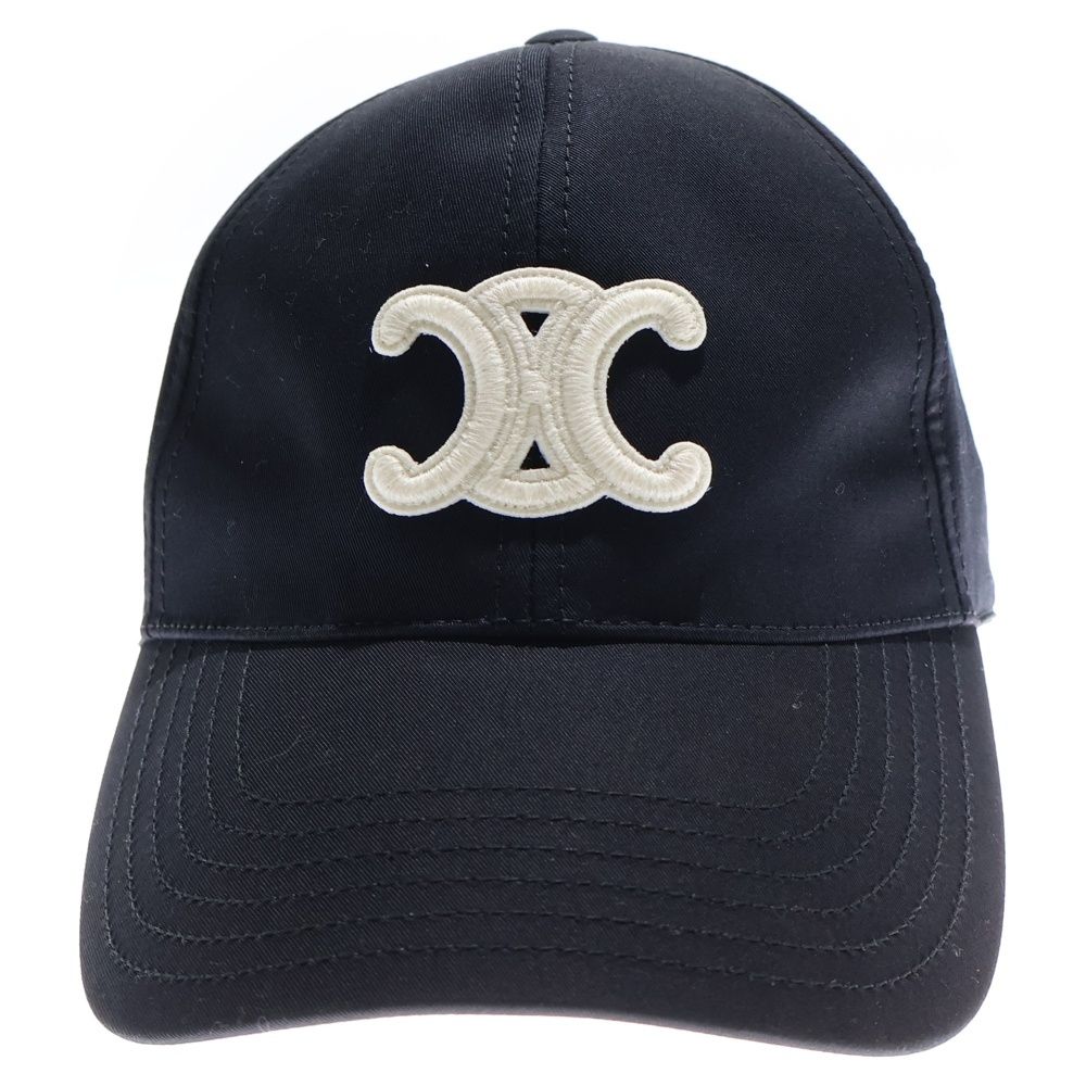 CELINE (セリーヌ) トリオンフ ロゴ刺繍 ベースボールキャップ