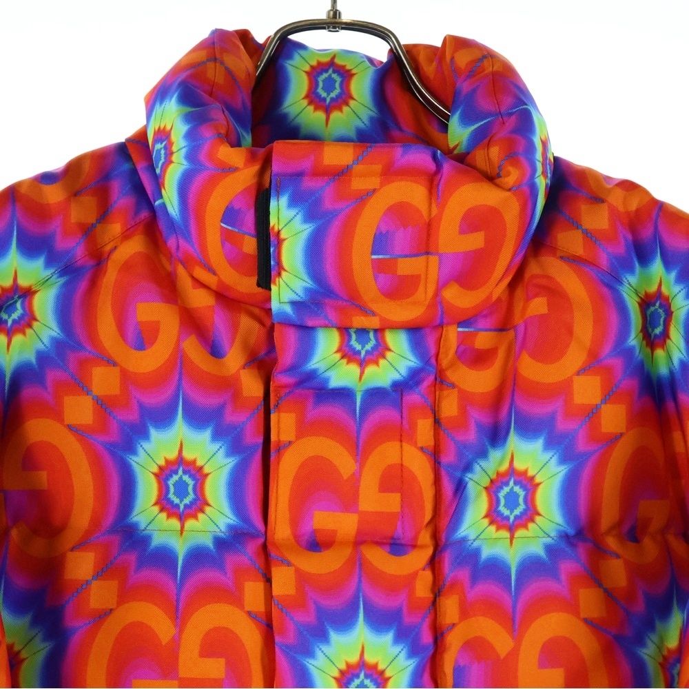 GUCCI ジャケット GUCCI (グッチ) GGスプリーム サイケデリック 総柄 ダウンジャケット