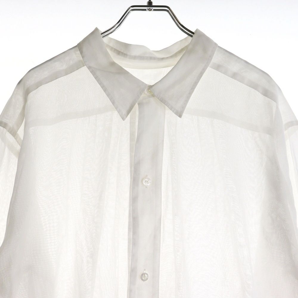 【未使用品タグ付き】HYKE ホワイト ロングシャツ HYKE (ハイク) コットンボイルロングシャツ 長袖ワンピース レディース