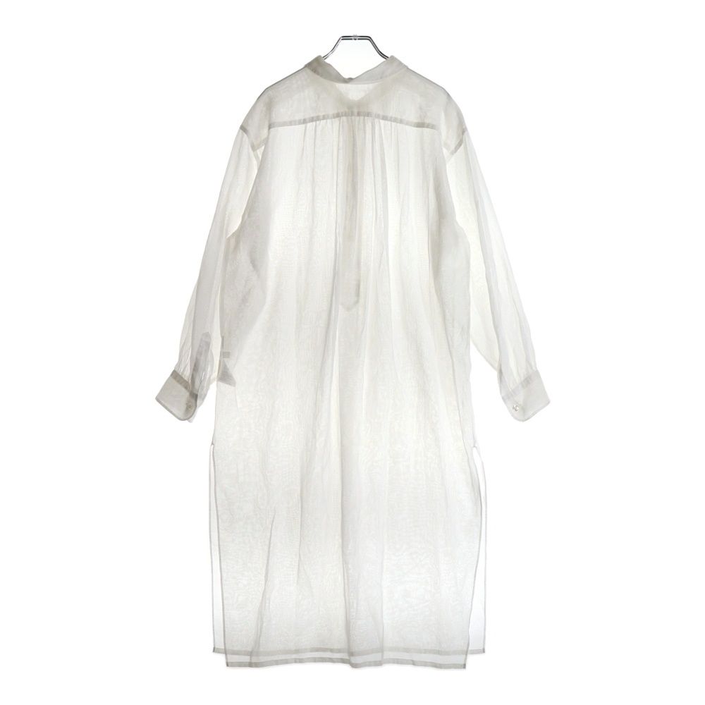 HYKE (ハイク) コットンボイルロングシャツ 長袖ワンピース レディース