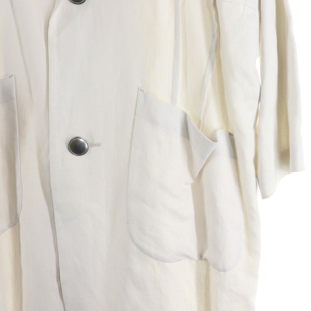sulvam (サルバム) Linen Single Coat リネンシングルコート ピークド