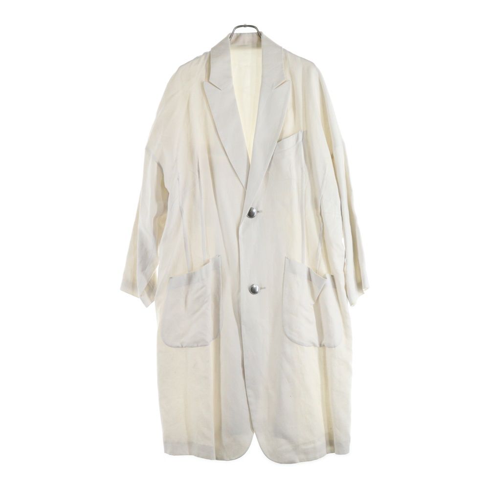 sulvam サルバム　ピークドラペル　リネンコート sulvam (サルバム) Linen Single Coat リネンシングルコート ピークド