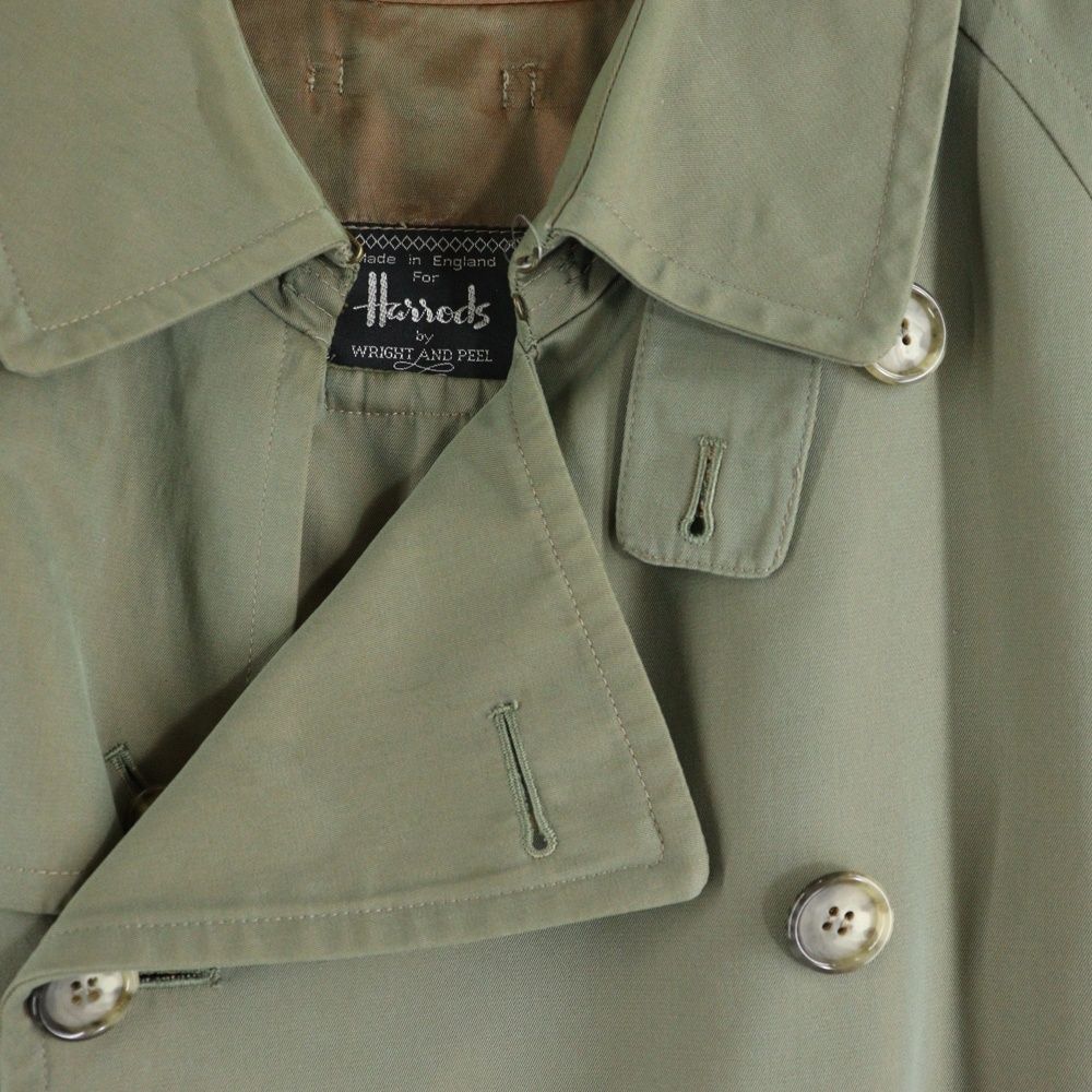 新品　Harrods/ハロッズ キルティングトレンチコート　3 Harrods (ハロッズ) ライナー付き トレンチロングコート カーキ - メルカリ