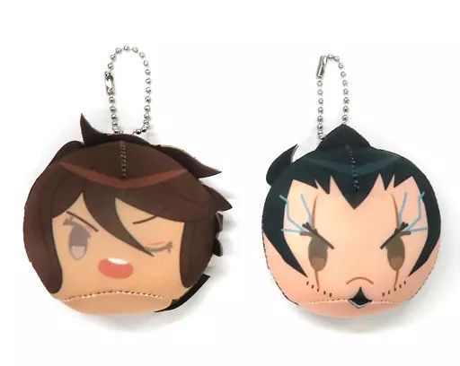 中古】キーホルダー 弐大猫丸＆終里赤音 「タイトーくじ スーパー