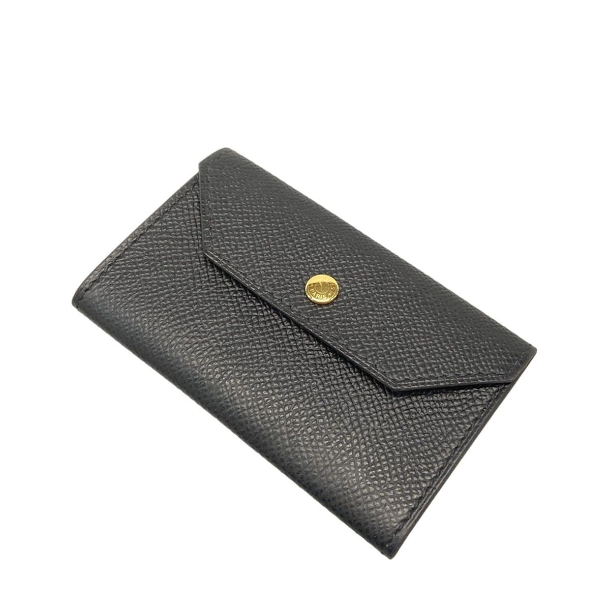 HERMES(エルメス) ベルト美品 ケリー・ポケット 18 黒 ゴールド金具