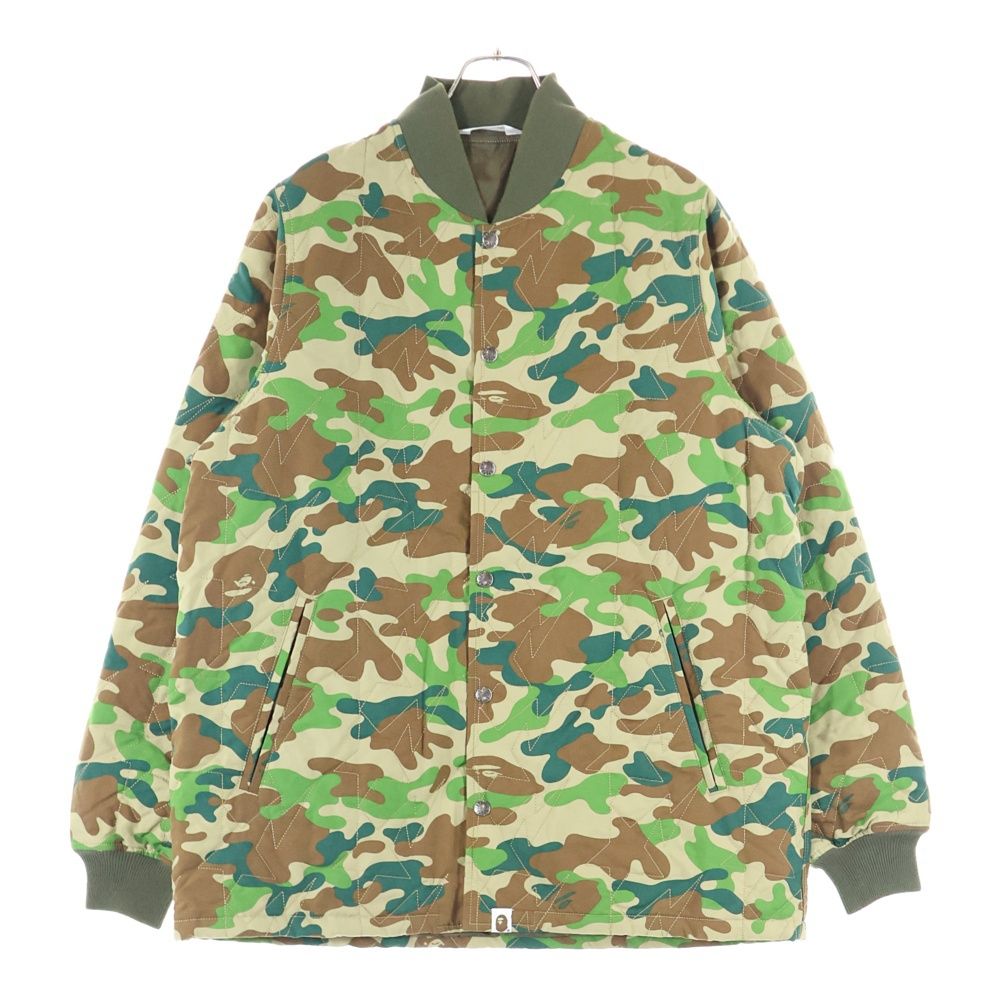 A BATHING APE (アベイシングエイプ) カモフラ総柄 キルティング