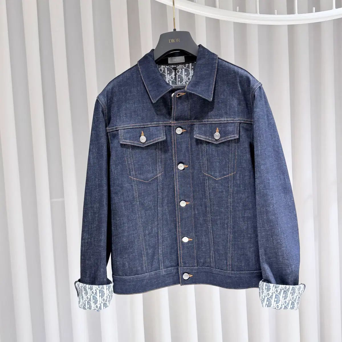48 / ディオール オブリーク デニムジャケット / 未使用 - メルカリ