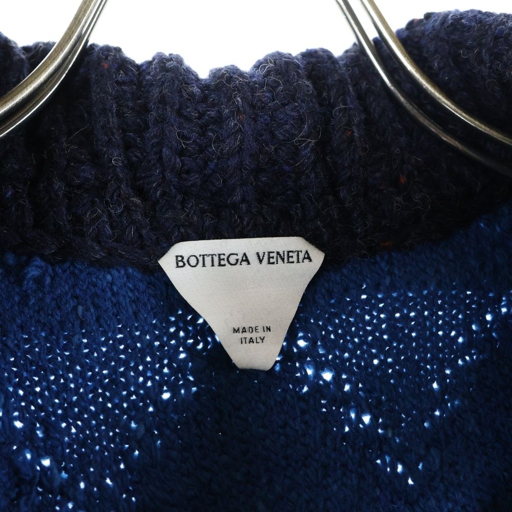 BOTTEGA VENETA (ボッテガヴェネタ) Patchwork Wool Knit Sweater