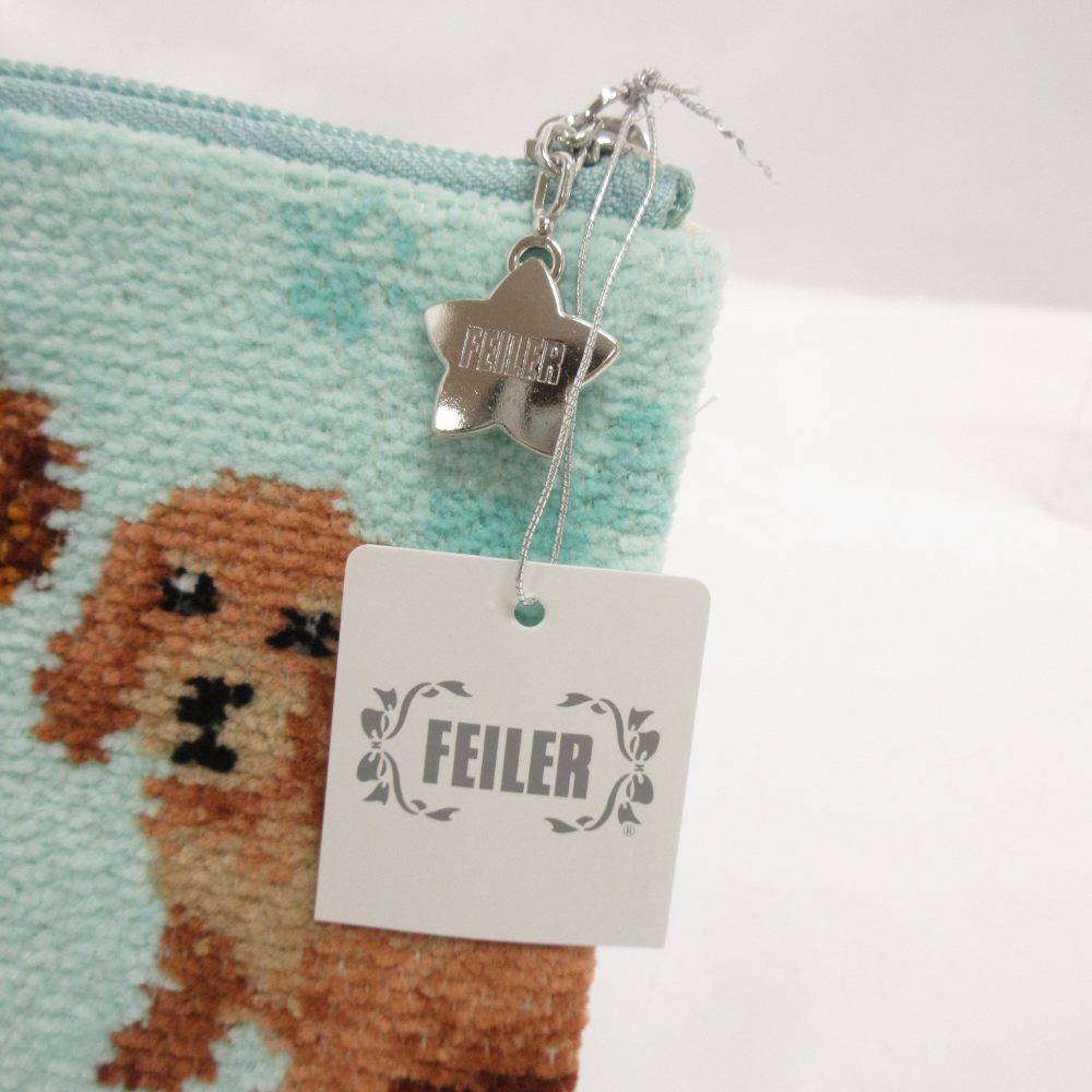 フェイラー FEILER タグ付き ポーチ マイキュートパピー 小物入れ L字