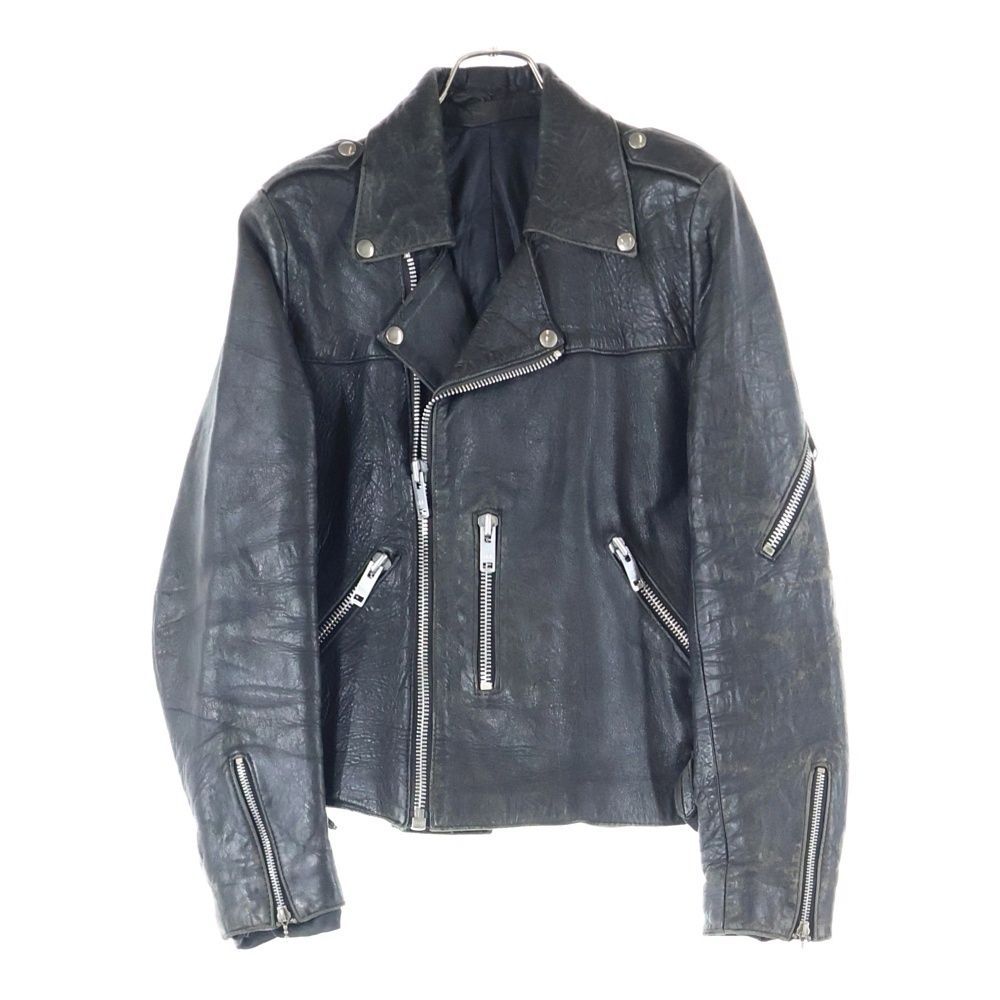 VINTAGE (ヴィンテージ) 70s 小の字 レザーライダースジャケット