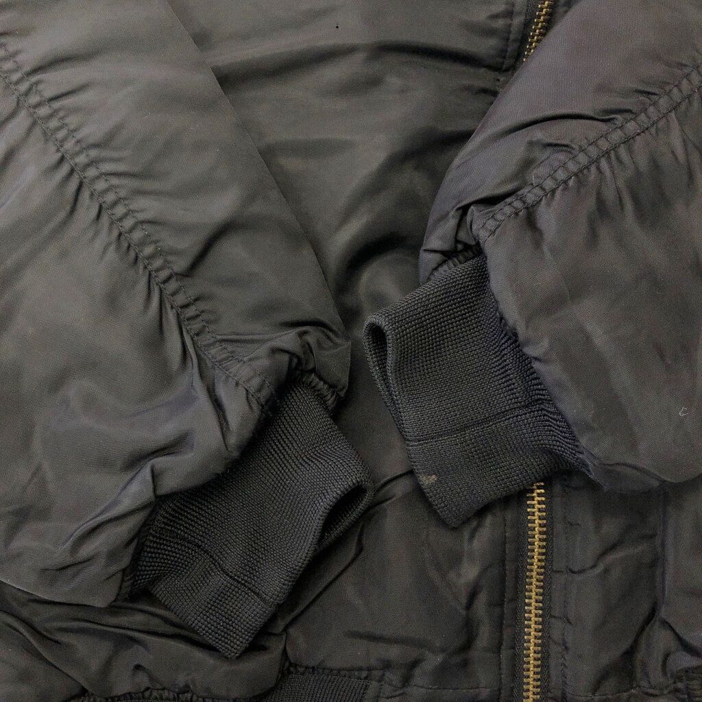 ST ARMY INDUSTRIES MA-1 フライトジャケット ミリタリー ブラック