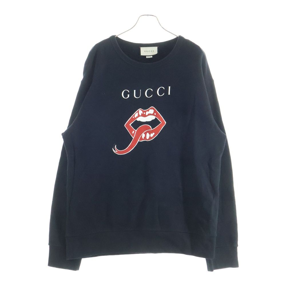 GUCCI (グッチ) 19SS リップ マウス プリント スウェット トレーナー