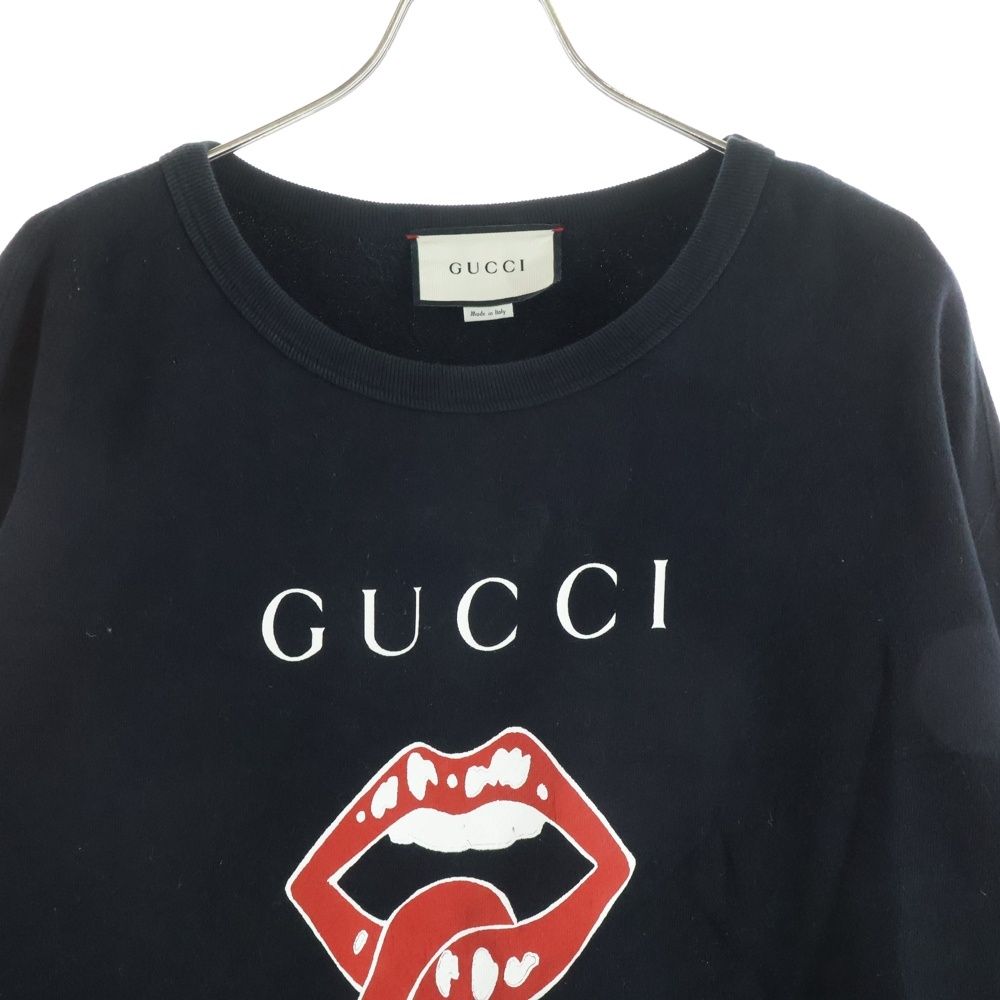 GUCCI (グッチ) 19SS リップ マウス プリント スウェット トレーナー
