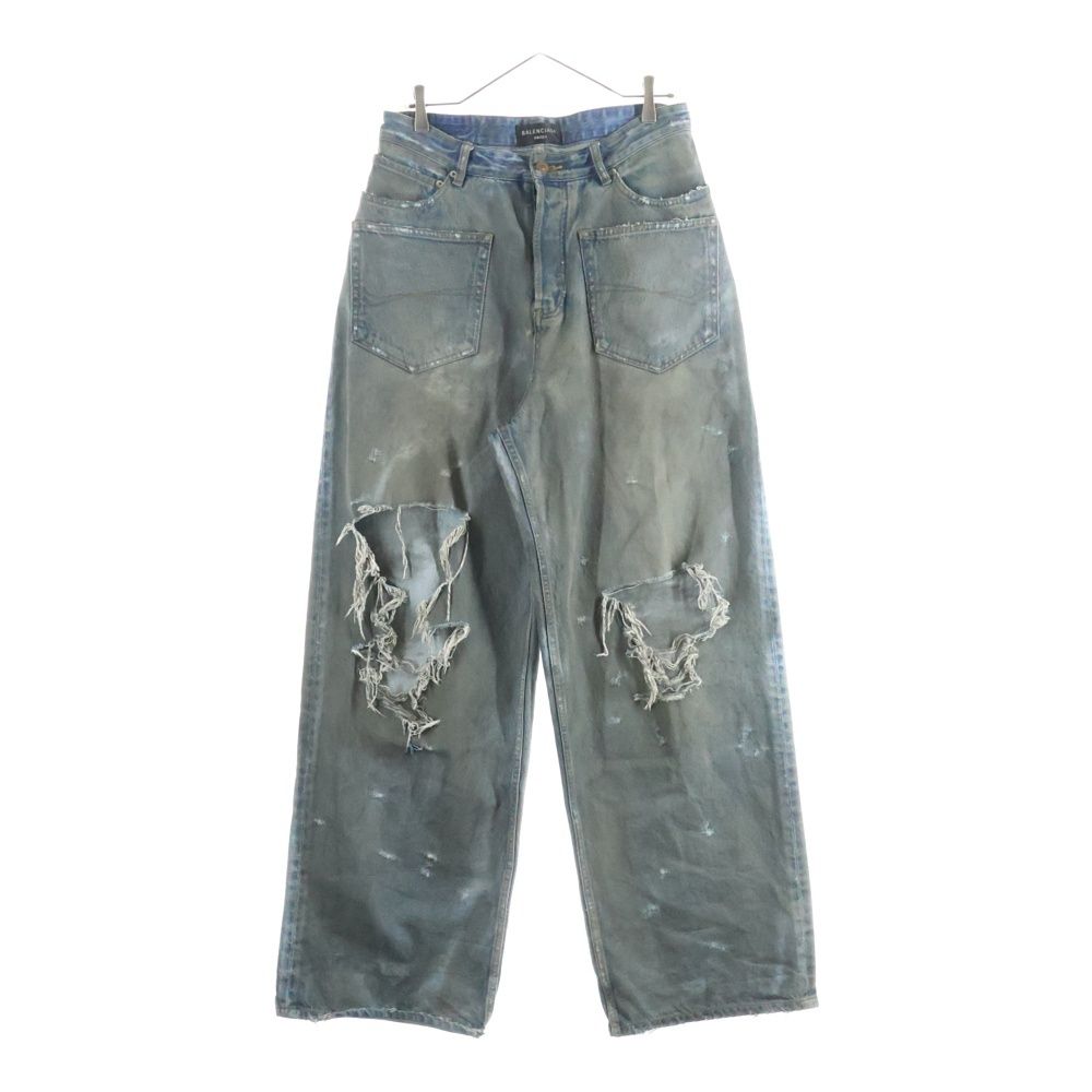 BALENCIAGA (バレンシアガ) 23AW PATCHED POCKET BAGGY JEANS 751111