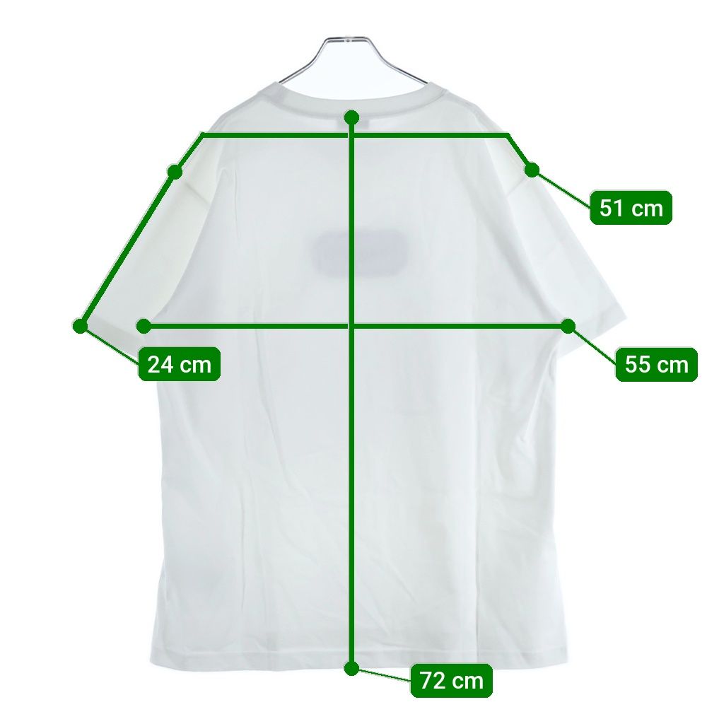 DIOR (ディオール) 23AW シグネチャー ロゴ刺繍 クルーネック 半袖T