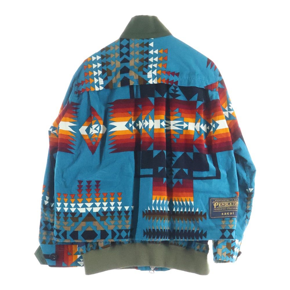 Sacai (サカイ) 19AW×Pendleton Print Jacket ペンドルトン プリント