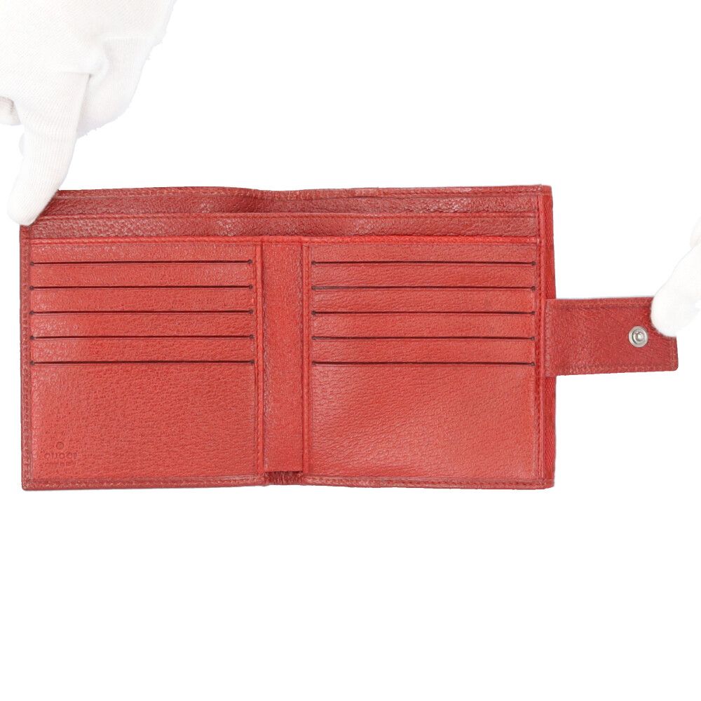 グッチ Wホック財布 GGキャンバス 二つ折り財布 GGキャンバス 112664