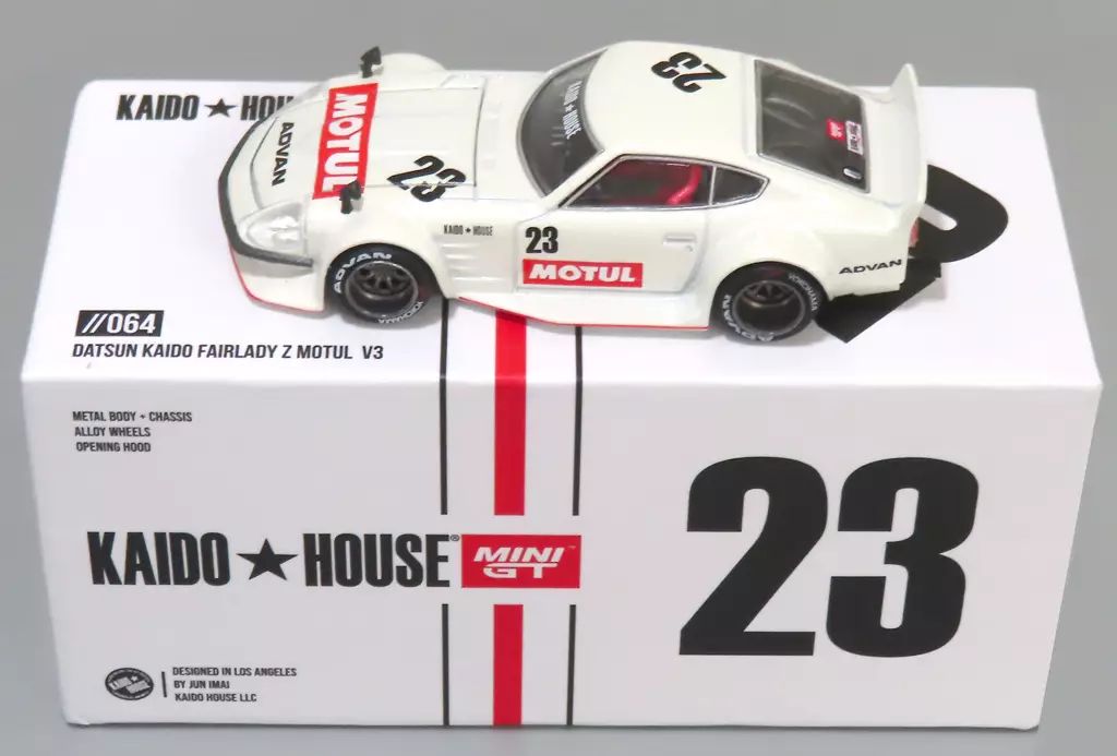 中古】ミニカー 1/64 ダットサン KAIDO フェアレディ Z MOTUL V3(右