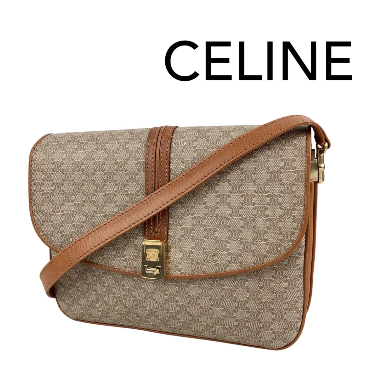 CELINE セリーヌ マカダム PVC ショルダーバッグ M06 レディース 
