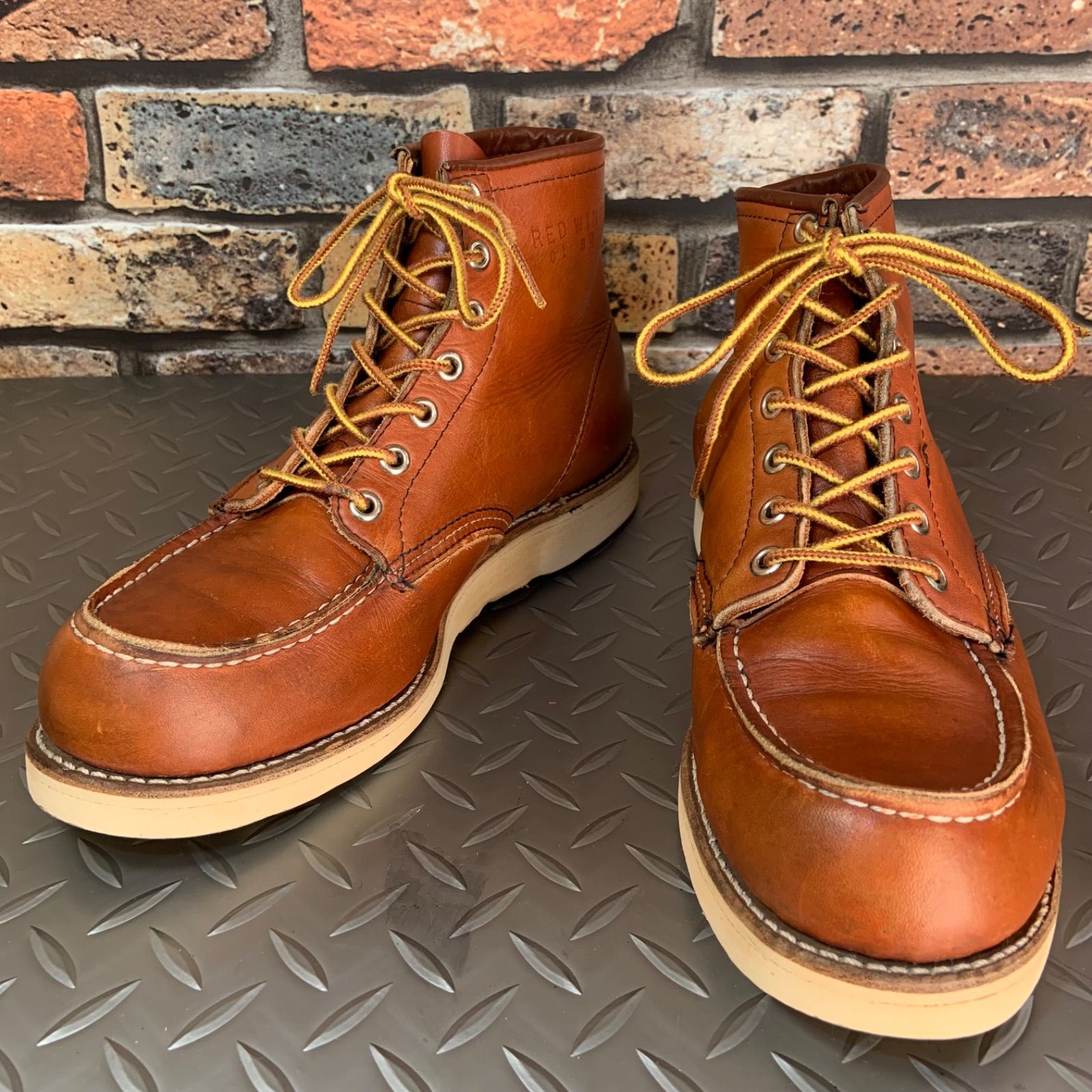 ☆REDWING 875 アイリッシュセッター 旧四角犬タグ 1990年製 US7E JP25