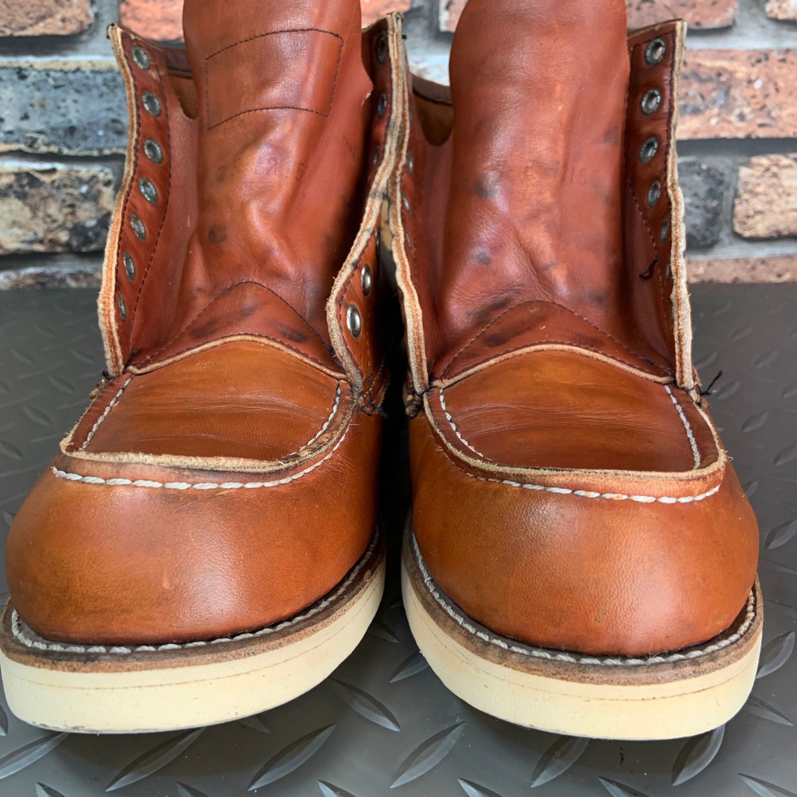 ☆REDWING 875 アイリッシュセッター 旧四角犬タグ 1990年製 US7E JP25