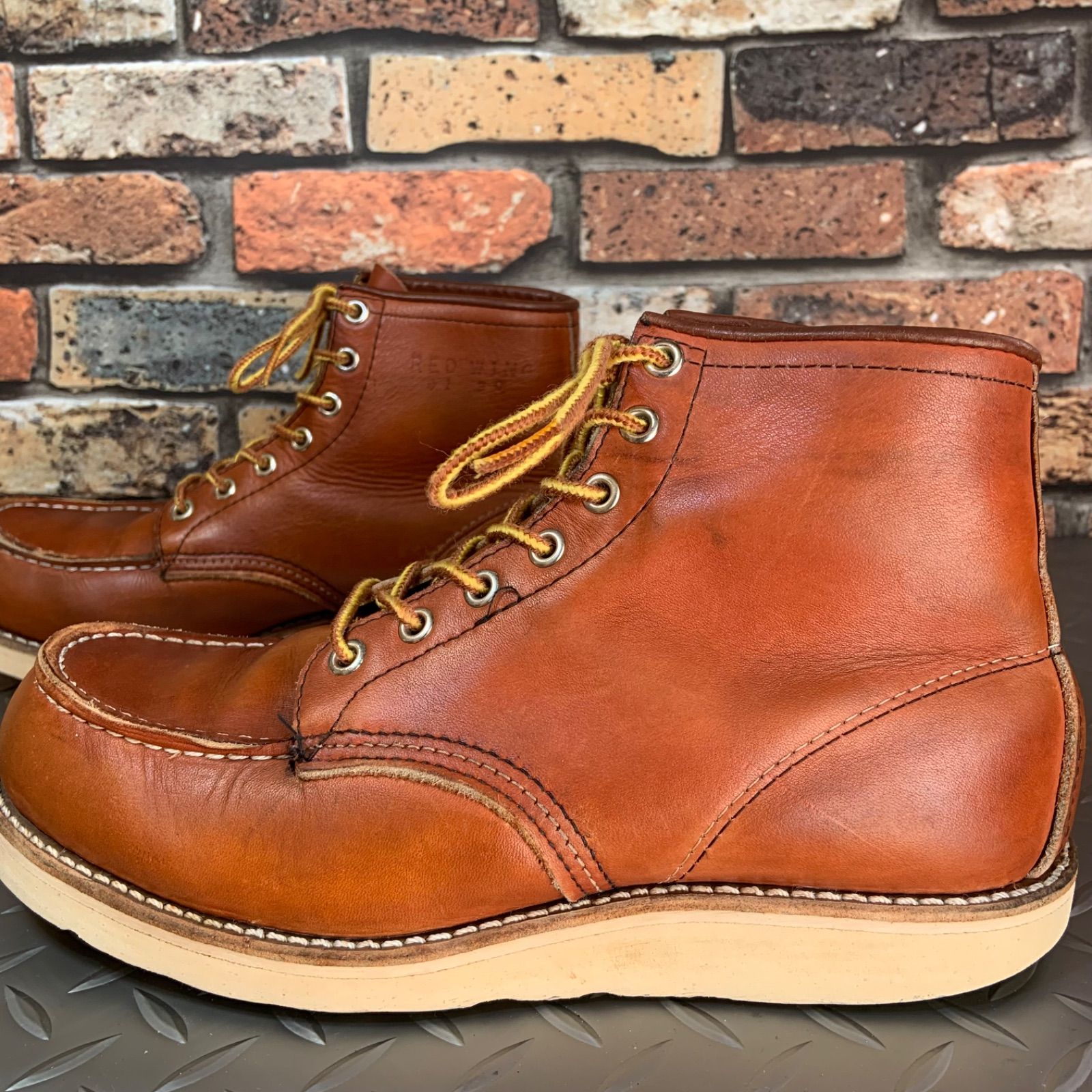 ☆REDWING 875 アイリッシュセッター 旧四角犬タグ 1990年製 US7E JP25