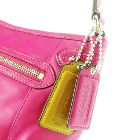 未使用品 コーチ COACH 2way ショルダーバッグ レザー 本革 ピンク 