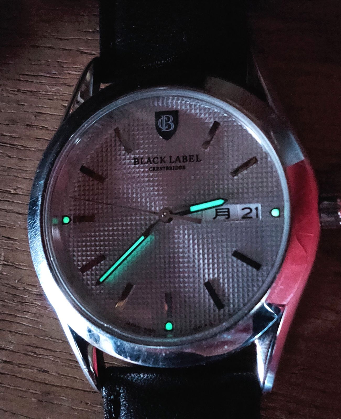 稼働品】BLACK LABEL ブラックレーベル・クレストブリッジ 腕時計 