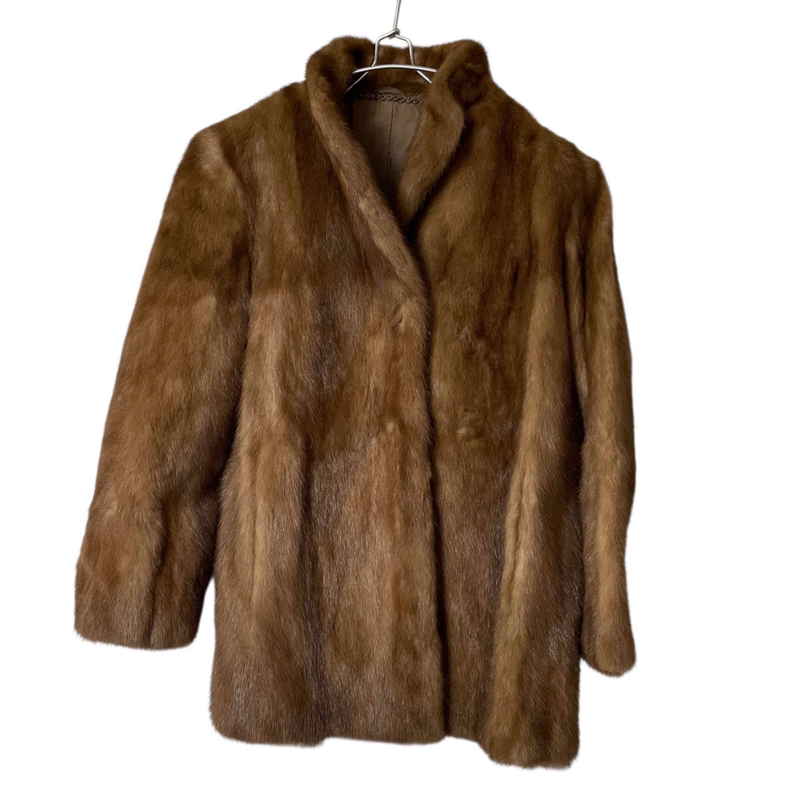ZM1675【美品】SAGA MINK サガミンク ミンクファーコート ブラウン