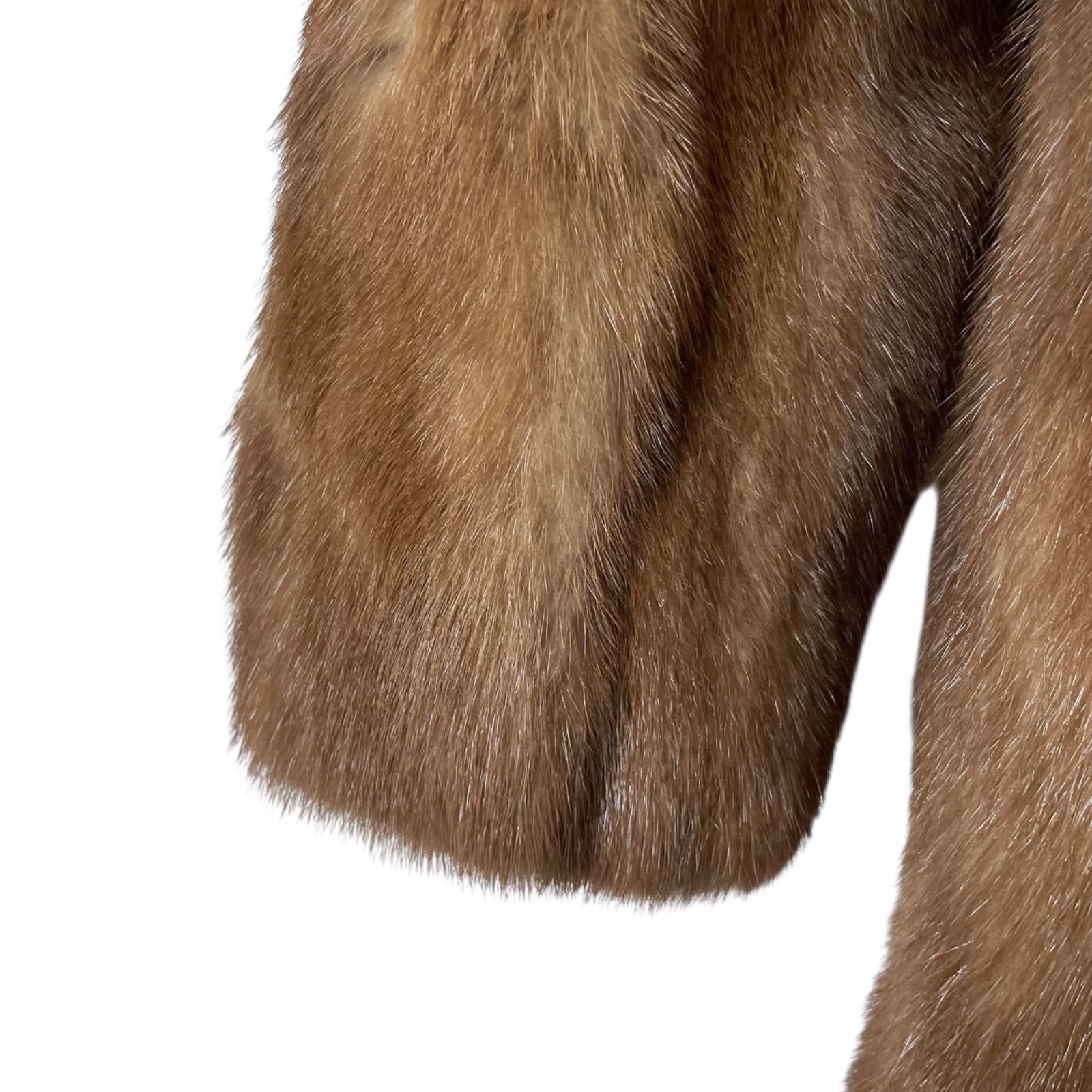 ZM1675【美品】SAGA MINK サガミンク ミンクファーコート ブラウン