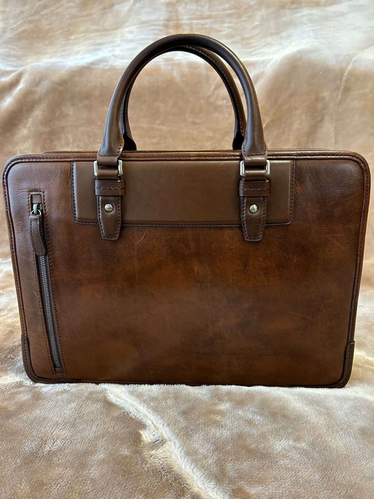 フジタカFUJITAKAエー レザービジネスバッグ A4 ビジネスバッグ