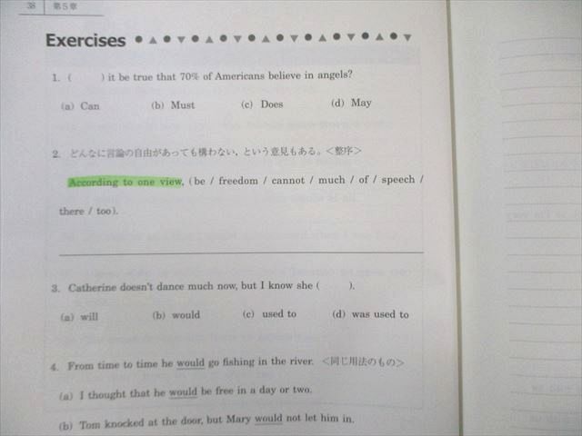 駿台 英文法S/和文英訳Sなど 英語テキスト通年セット 2024 035M0C