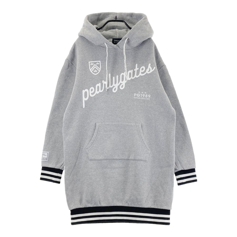 サイズ：1 PEARLY GATES パーリーゲイツ 裏ボア スウェット ワンピース