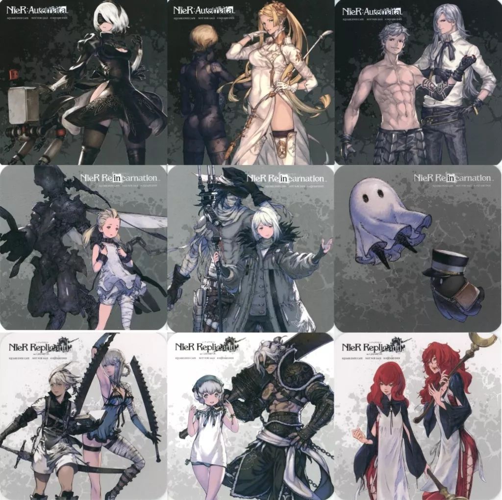 中古】コースター 全9種セット コースター 「NieR Series(ニーア