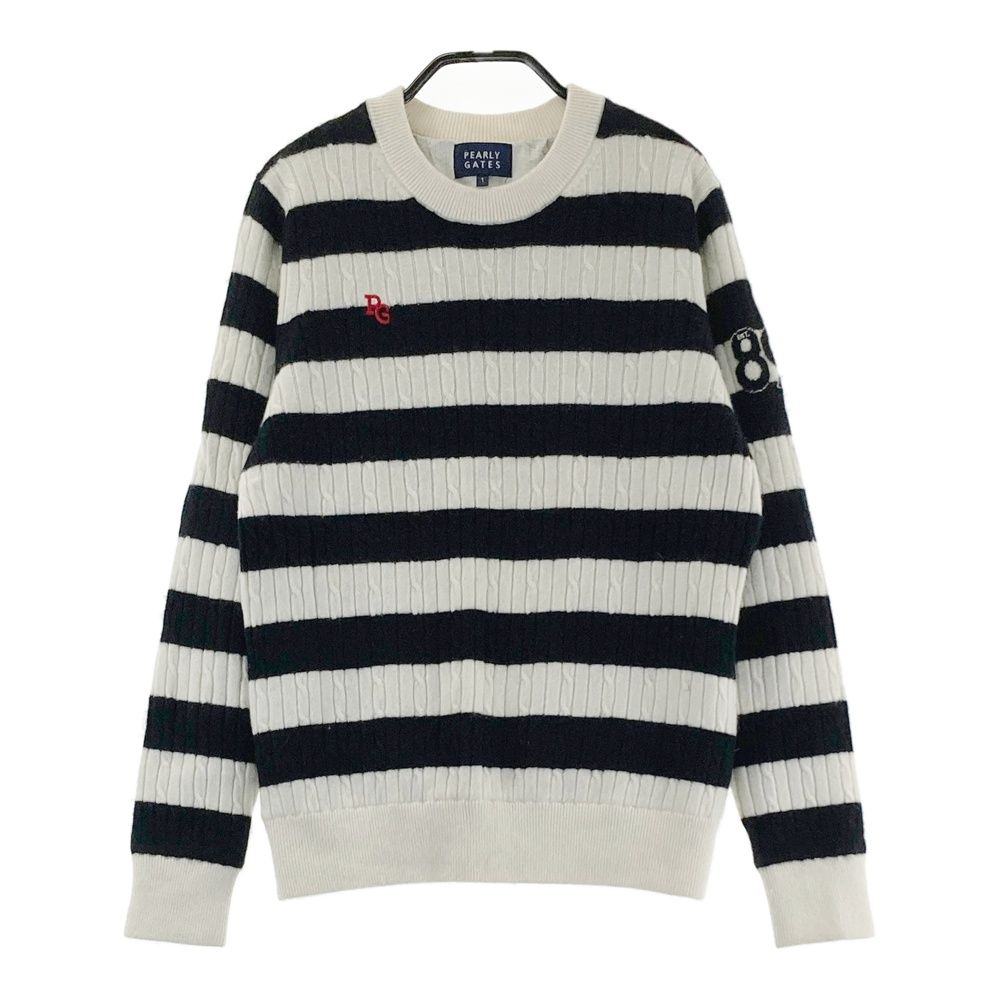PEARLY GATES カシミヤセーター サイズ1 サイズ：1 PEARLY GATES パーリーゲイツ 裏地付 カシミヤ ニット