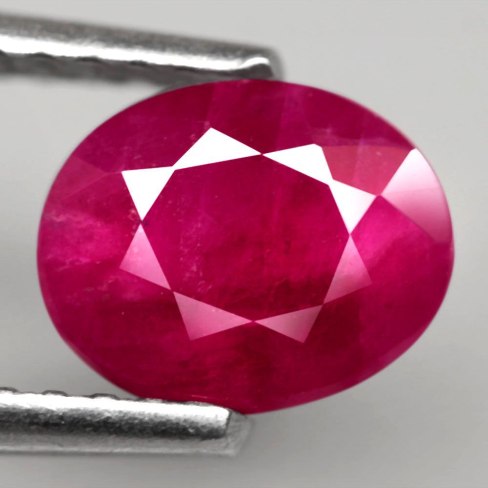 天然コランダム ルビー   ラズベリーカラー
 シルバー925ペンダント トップ 鑑別書付き 天然ルビールース 1.44ct:9309】タンザニア産 Natural Ruby 裸石 標本