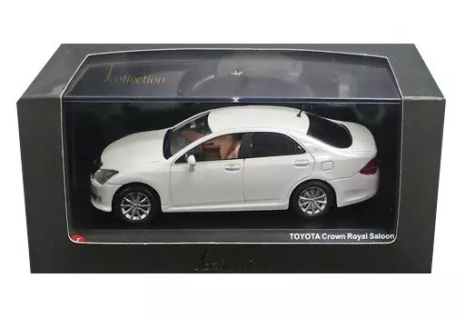 中古】ミニカー 1/43 TOYOTA CROWN ROYAL SALOON 2008(ホワイト